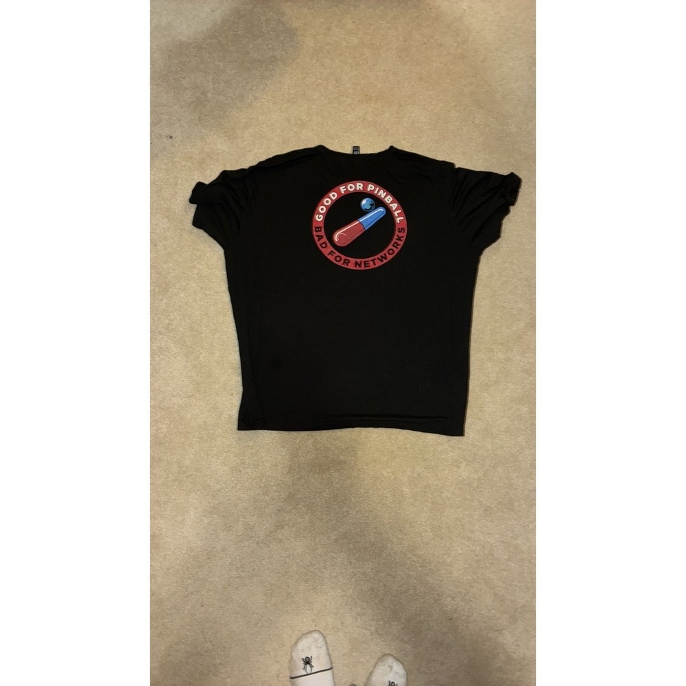 District Graphic Tee Good for Pinball Bad for Networks - 4XL
